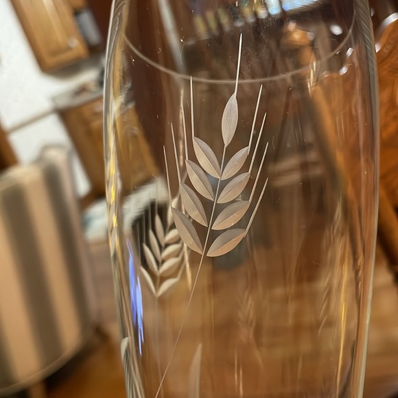 Etched Wheat Glasses (2) - Picture 7 of 7